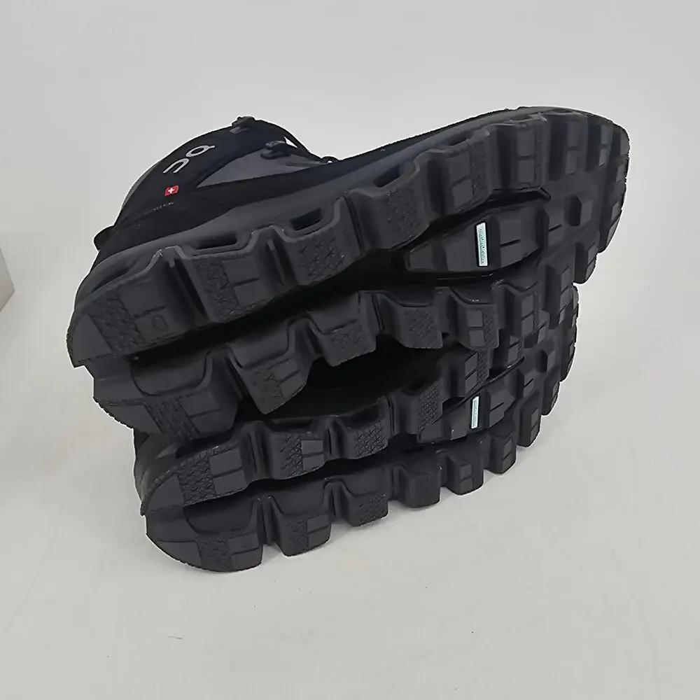 NEW On Running Cloudridge Sneaker Hiking Boot Eclipse Black Mens 7.5 W 9.5